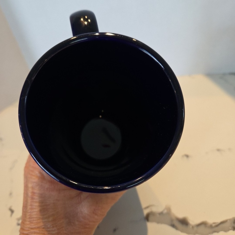 Disney Mickey Mouse in a Tuxedo & Top Hat Tall Cobalt Blue, Coffee Cup 6" Tall - Picture 5 of 8